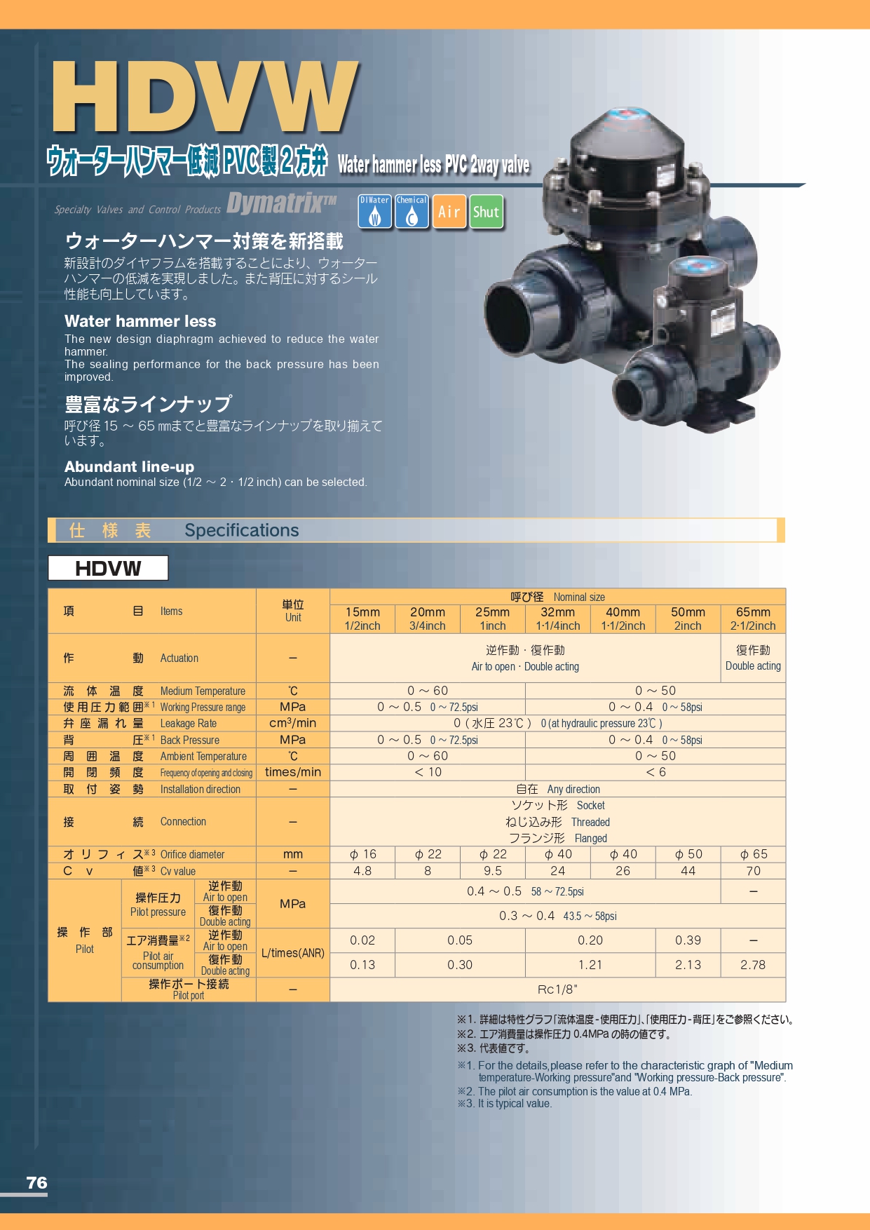 HDVW 減少水錘閥 1